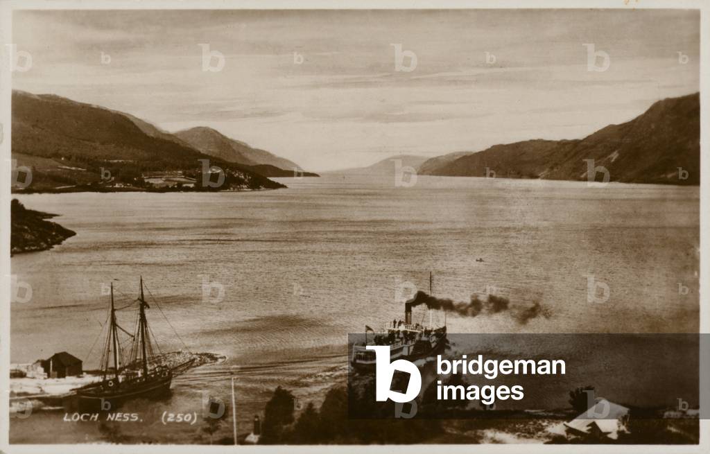 Loch Ness (b/w photo)
