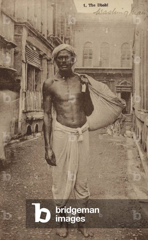 The Dhobi (b/w photo)