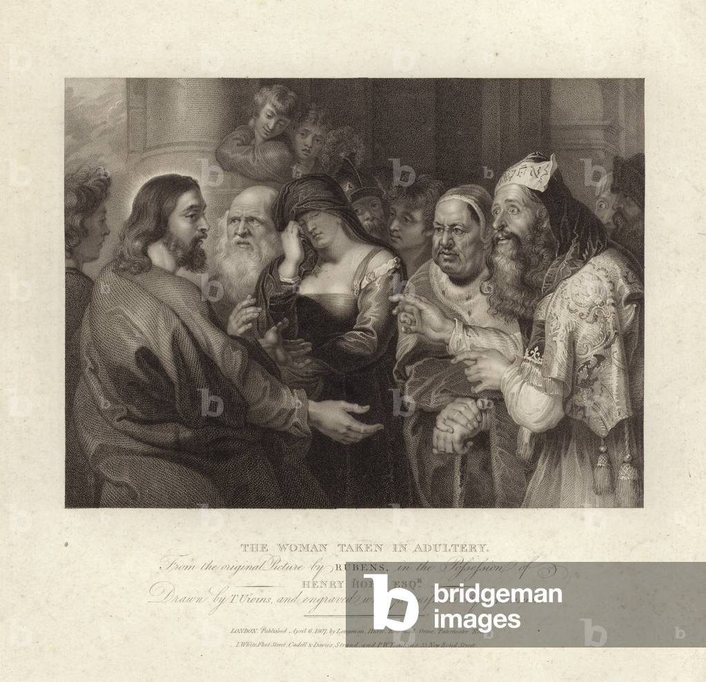 The Woman Taken in Adultery (engraving)