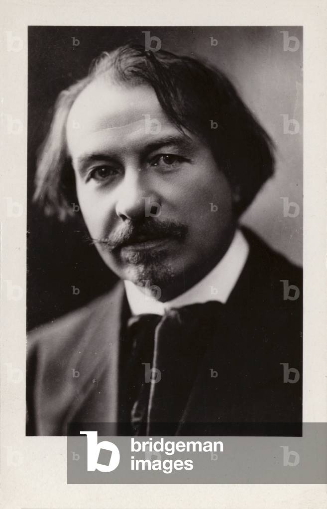 Gustave Charpentier, French composer (1860-1956) (b/w photo)