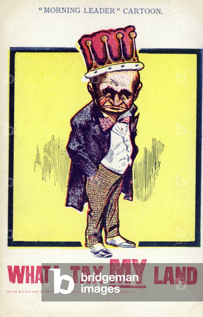 What! Tax My Land (colour litho)