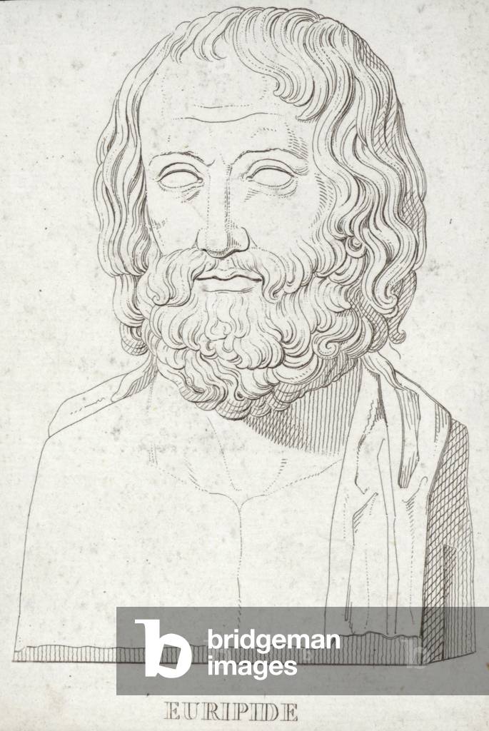 Portrait of Euripides (engraving)
