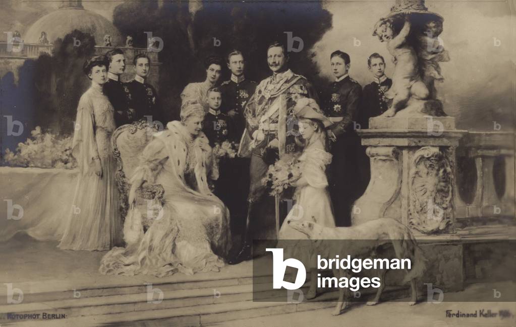 House of Hohenzollern (b/w photo)