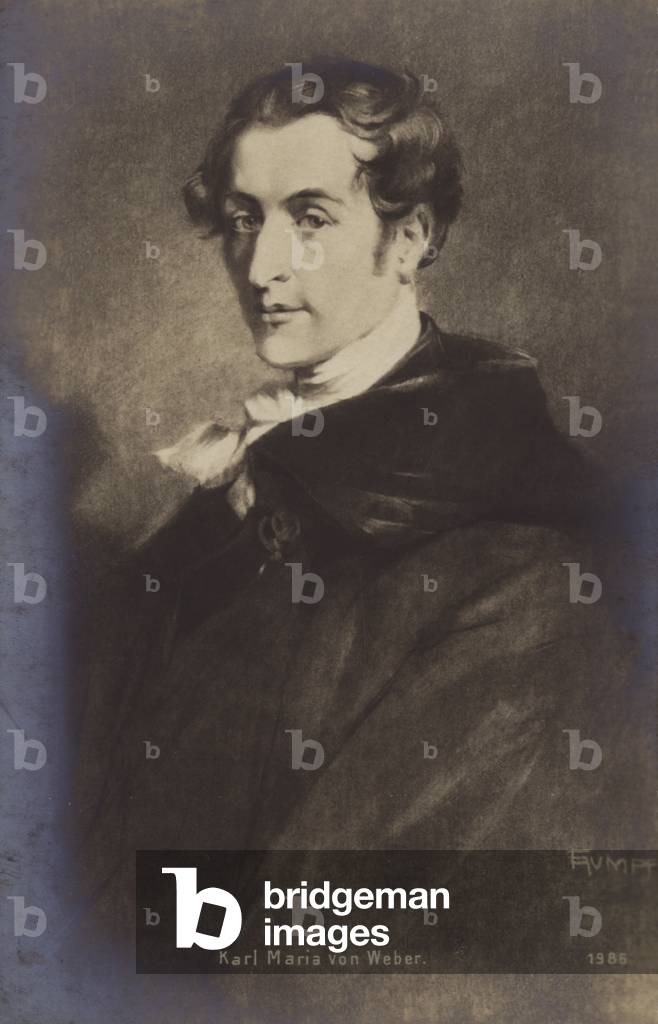 Portrait of Carl Maria von Weber (litho)