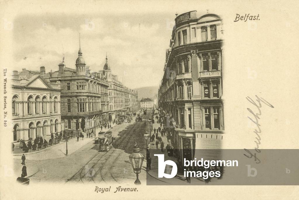 Royal Avenue, Belfast (b/w photo)