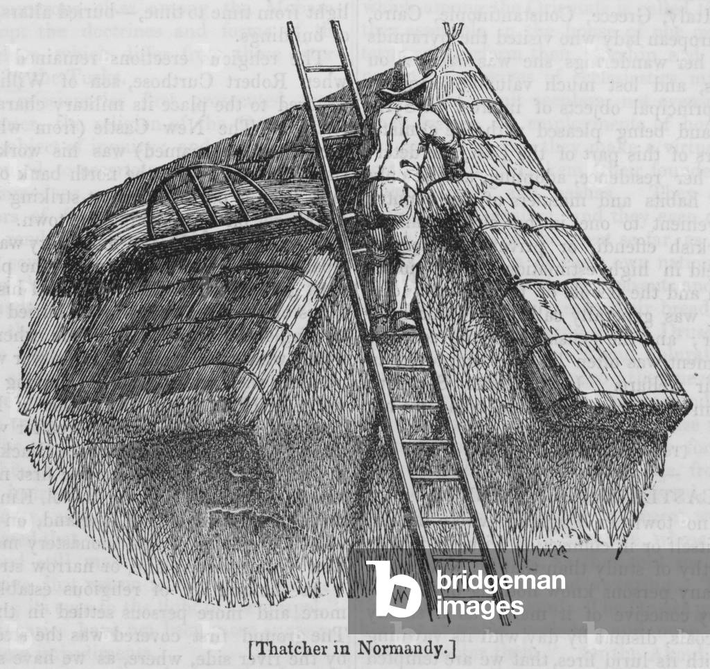 Thatcher in Normandy (engraving)