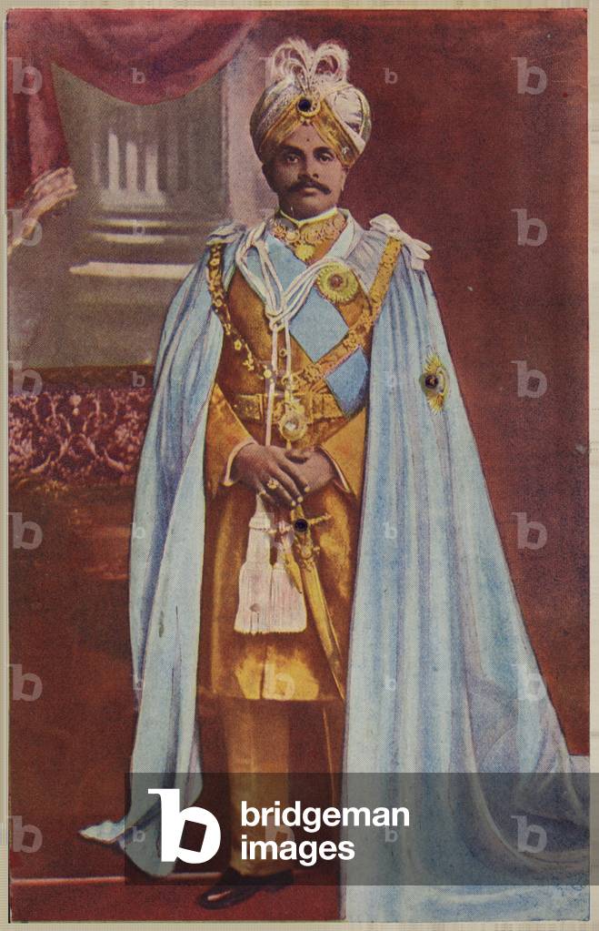 Sree Krishna Wadiyar Bahadur (coloured photo)