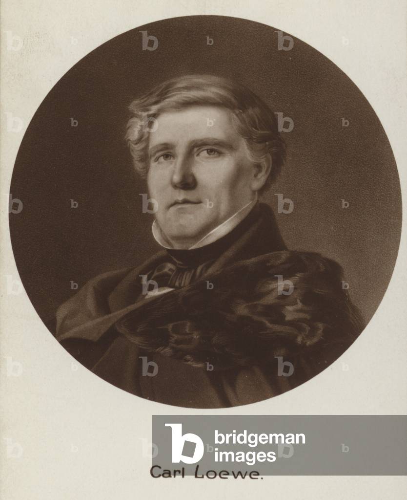 Portrait of Carl Loewe (litho)