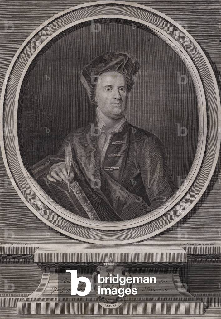 Abel Boyer, French lexicographer and writer (engraving)