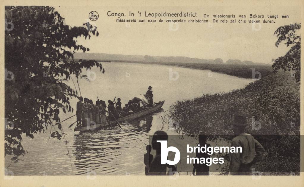 Belgian Congo - Leopold Lake District (b/w photo)