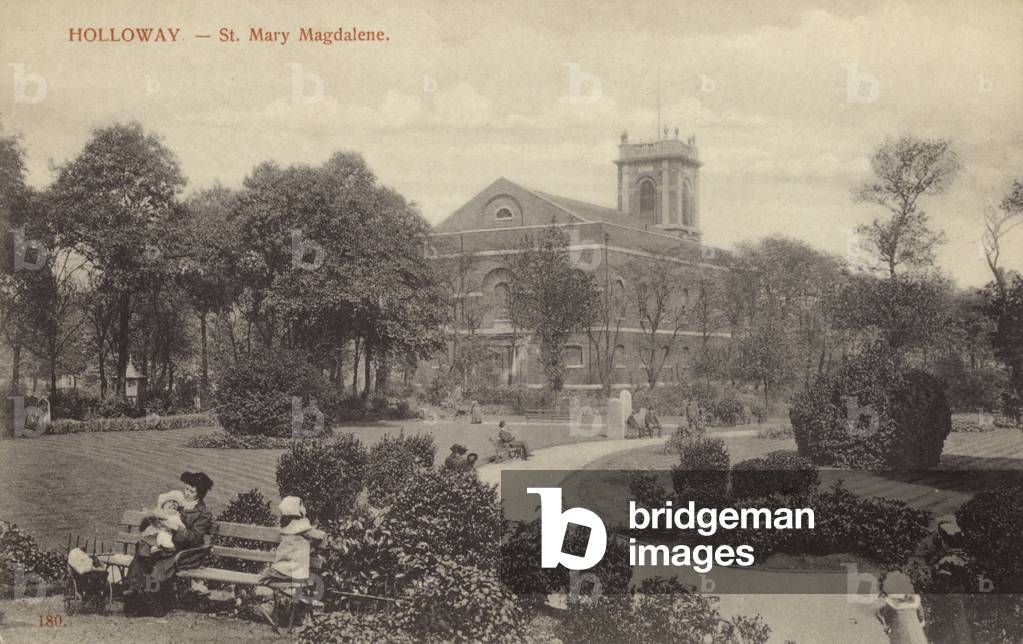 Holloway, St. Mary Magdalene (b/w photo)