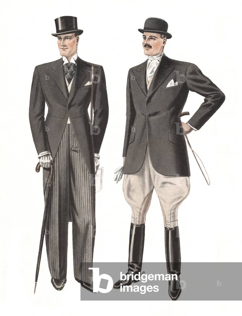Male Fashions, 1935 (colour lithograph)