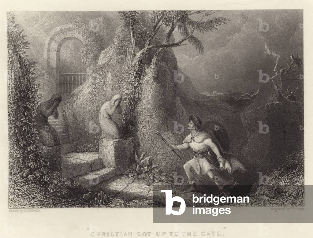 Christian Got up to the Gate (engraving)