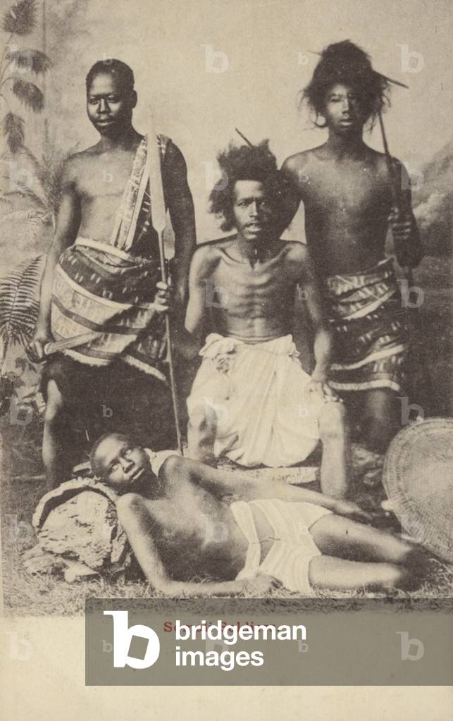 Somali Soldiers (b/w photo)