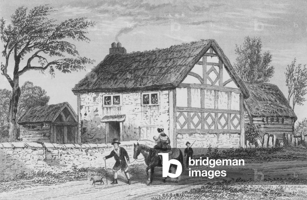 The Birth-Place of the Learned Seldon, Salvington, Sussex (engraving)