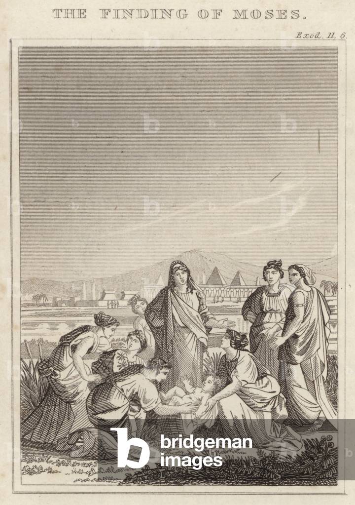 The finding of Moses (engraving)