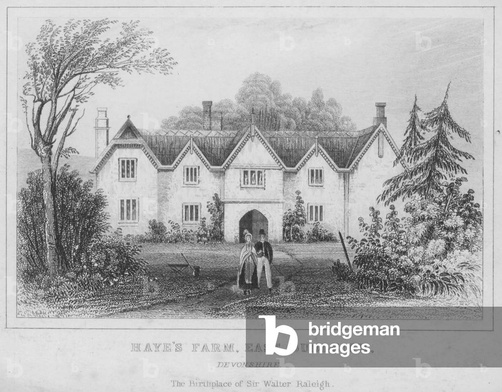 Haye's Farm, East Budleigh, Devonshire (engraving)