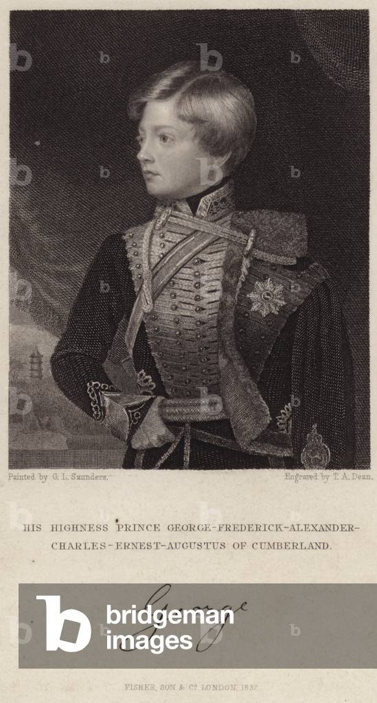 Prince George-Frederick-Alexander-Charles-Ernest-Augustus of Cumberland (engraving)