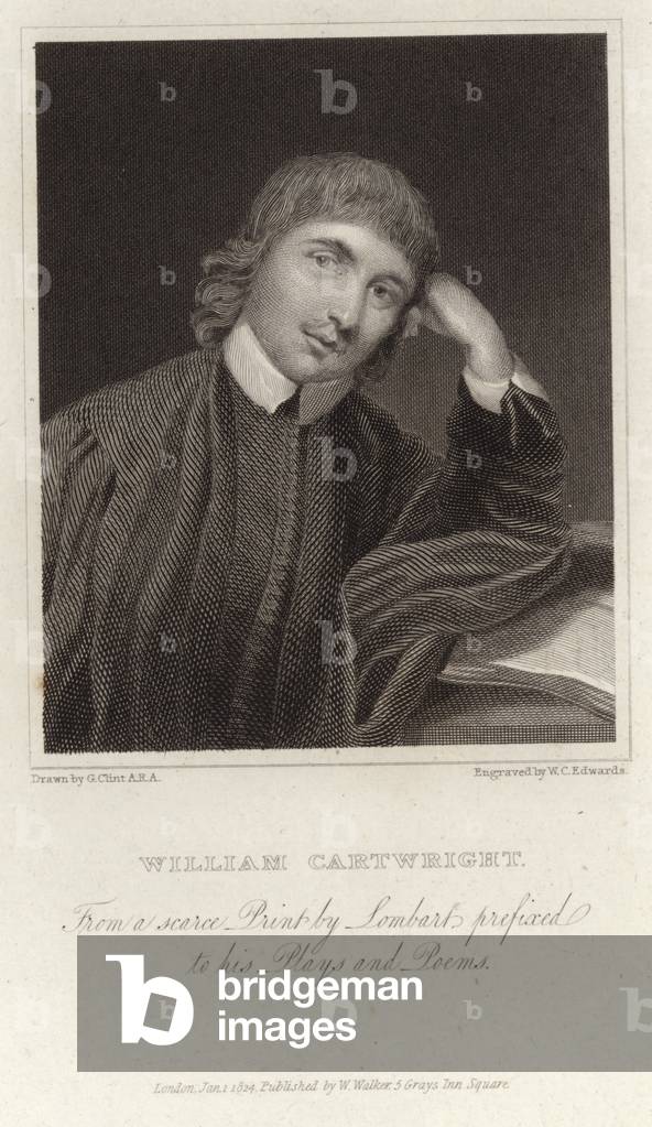Portrait of William Cartwright (engraving)