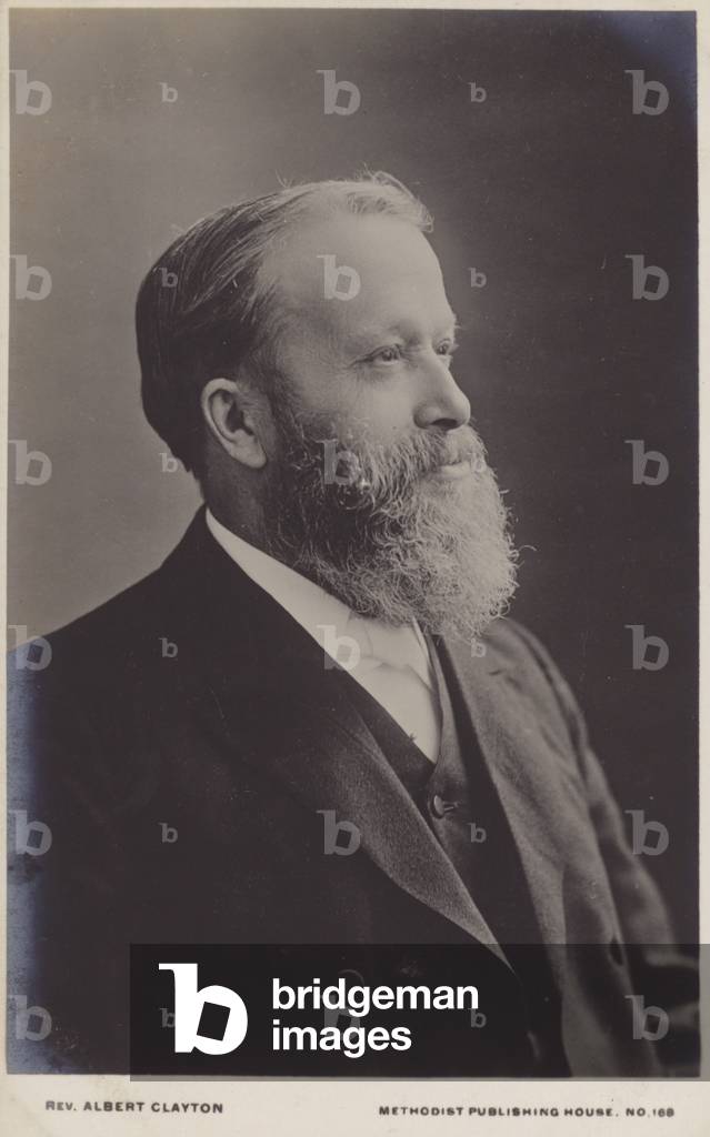 Reverend Albert Clayton (b/w photo)