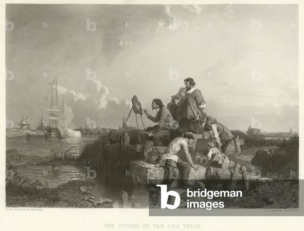 The Studio of Van Der Velde (engraving)