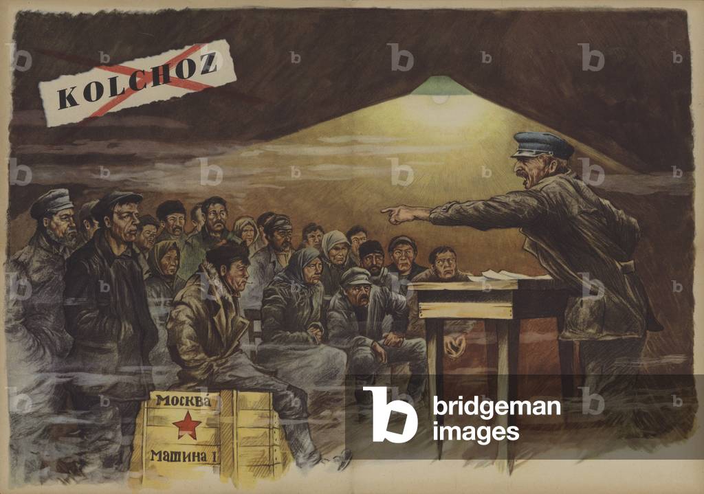 Kolchoz (colour litho)