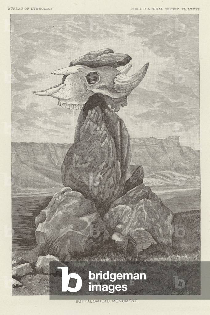 Buffalo-Head Monument (engraving)