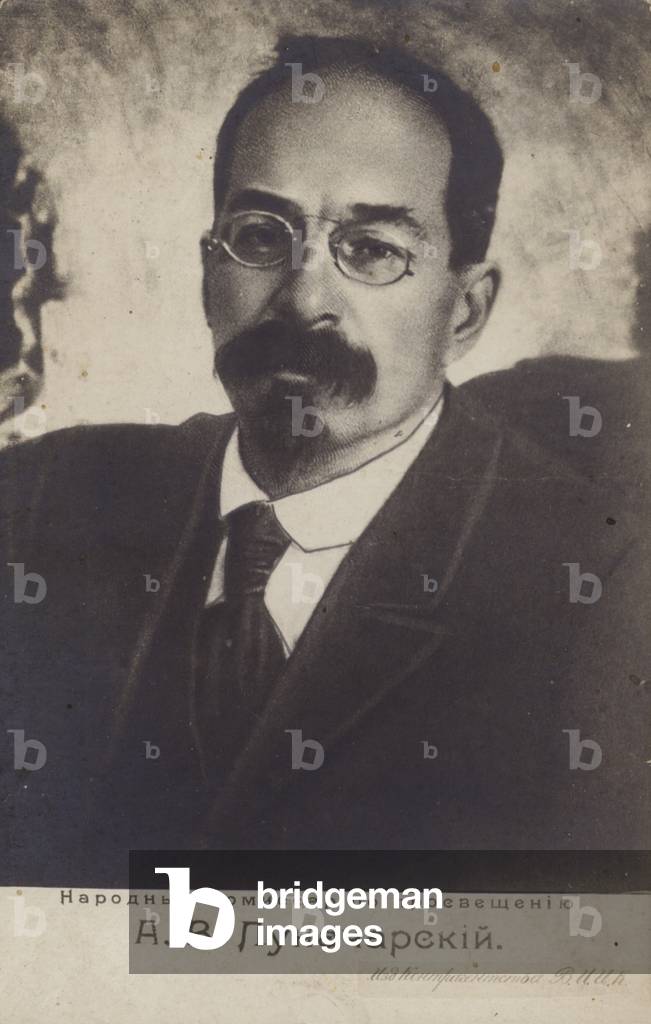 Anatoly Lunacharsky, Russian Marxist revolutionary and politician (b/w photo)
