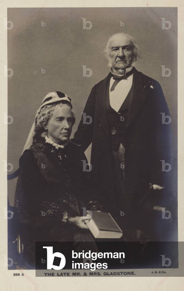 William Ewart Gladstone (b/w photo)
