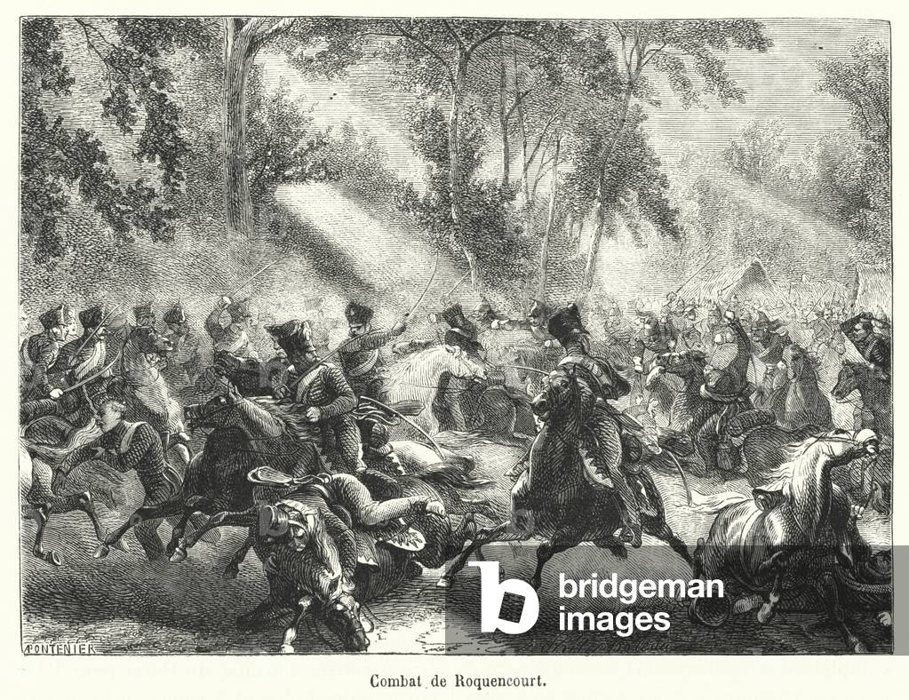 Combat de Roquencourt (engraving)