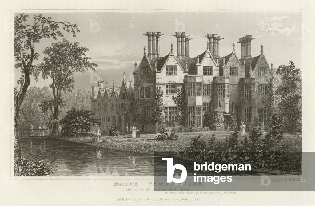 Moyns Park, Essex, the Seat of George William Gent, Esquire (engraving)