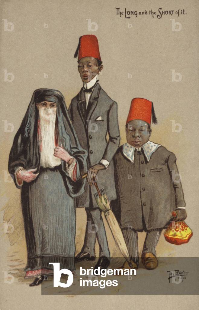 The long and the short of it (coloured lithograph)