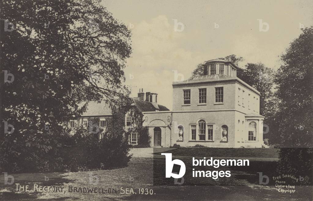 The Rectory, Bradwell-on-Sea, Essex, 1930 (b/w photo)