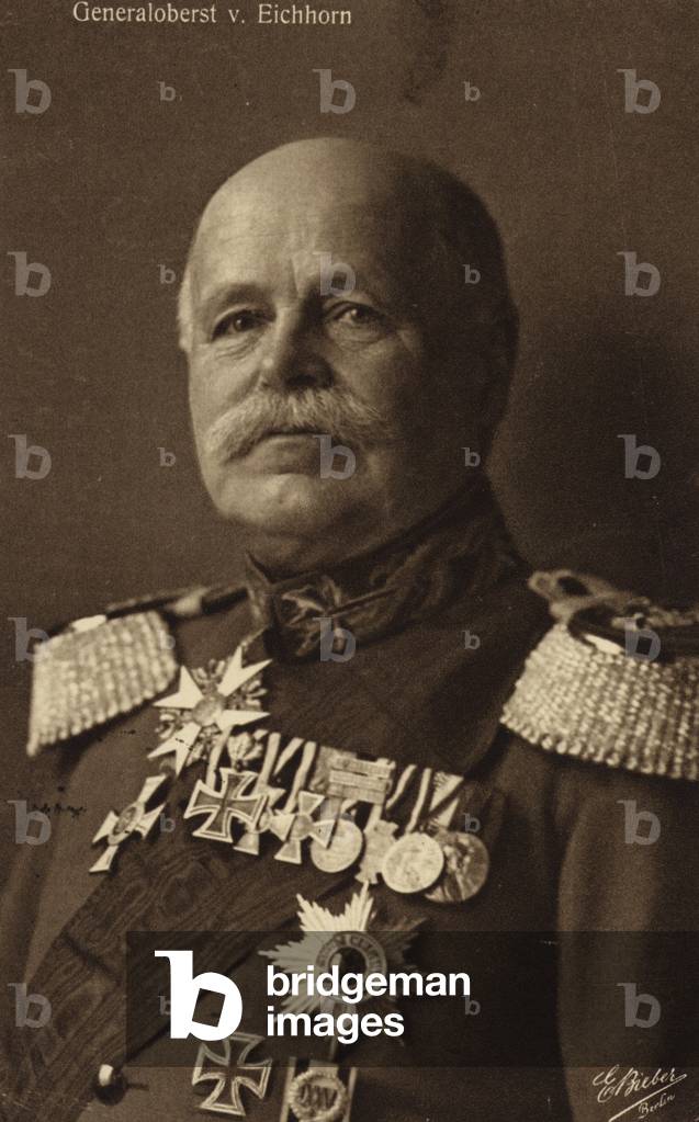 General von Eichorn (b/w photo)
