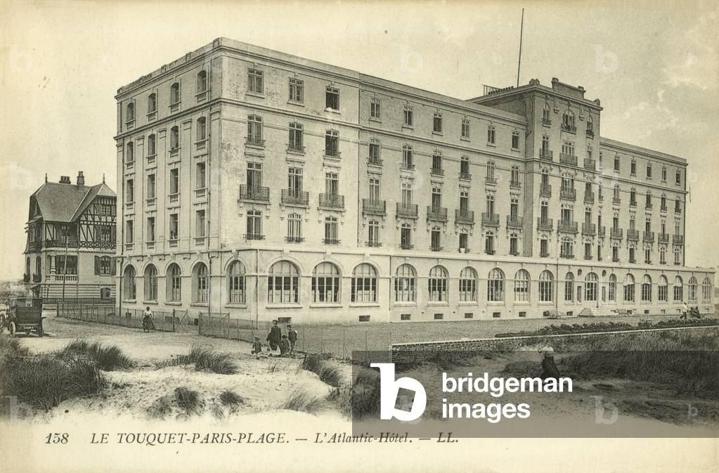 The Atlantic Hotel (b/w photo)
