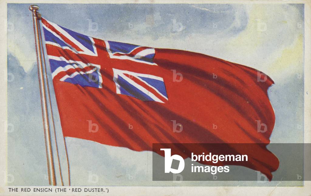 The Red Ensign (colour litho)