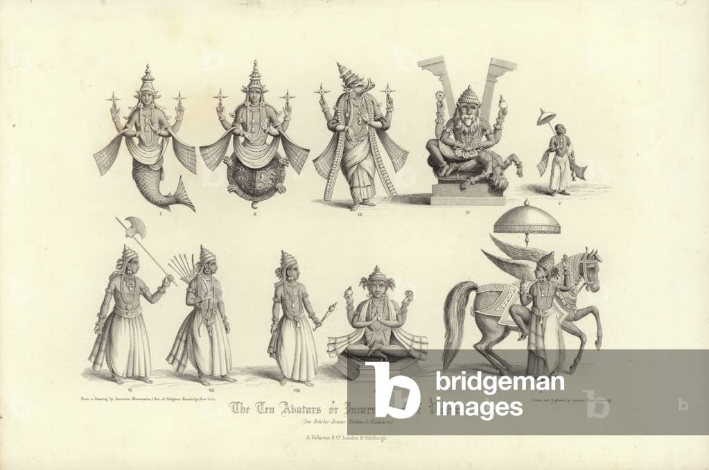 The Ten Avatars (engraving)