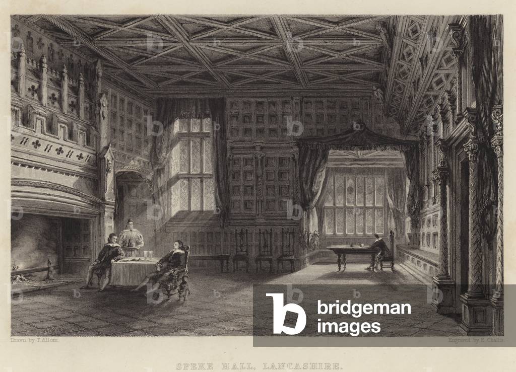 Speke Hall, Lancashire (engraving)