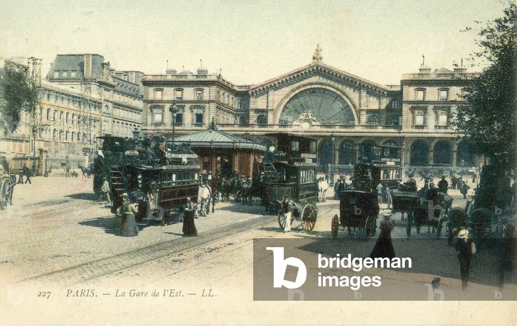 Gare de Paris-Est, Paris (colour photo)