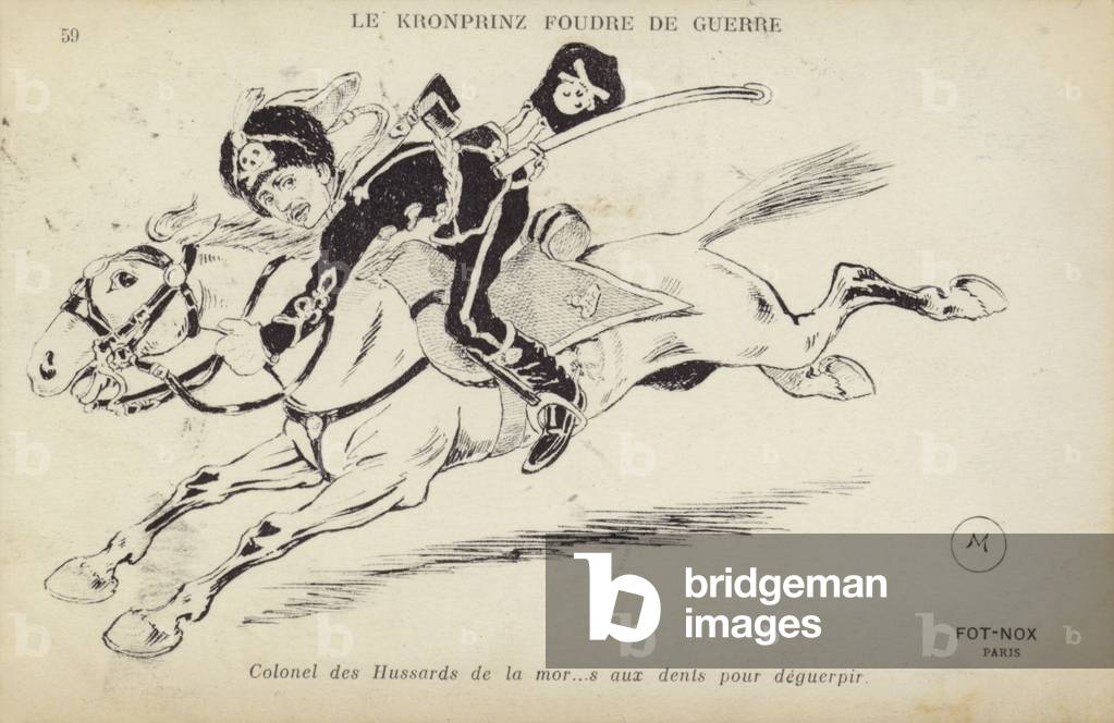 The Crown Prince, lightning of war (litho)