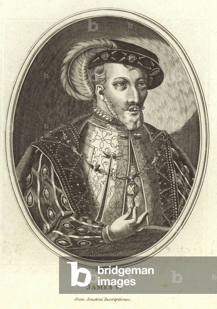 Portrait of King James V (engraving)