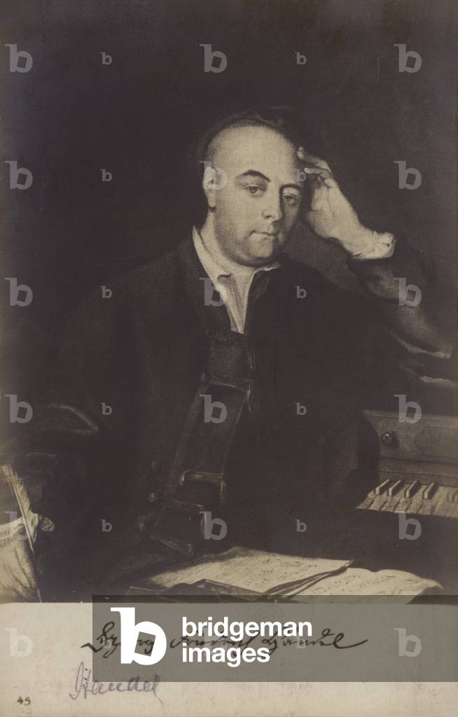 Portrait of George Friedrich Handel (litho)
