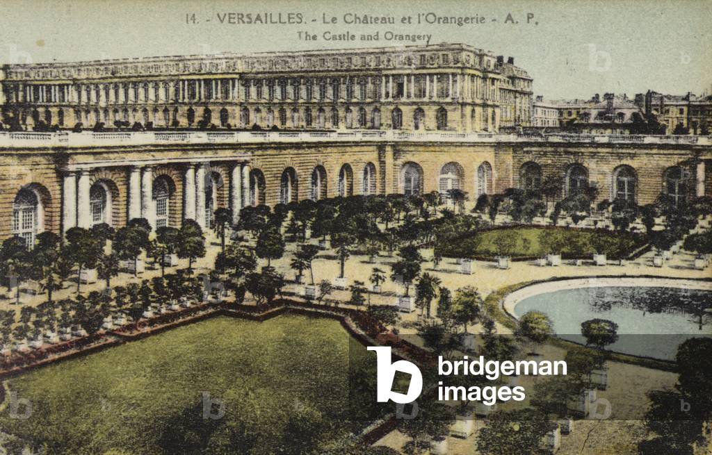 Orangery of the Palace of Versailles (colour photo)