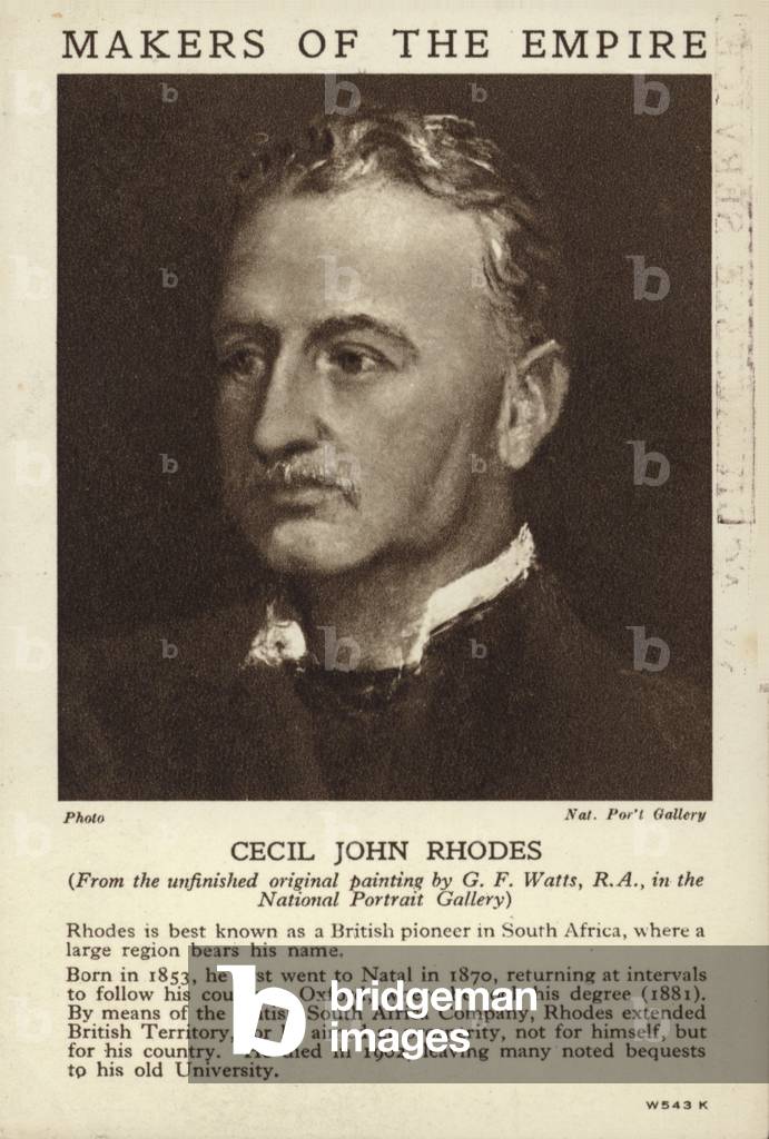 Cecil John Rhodes (litho)