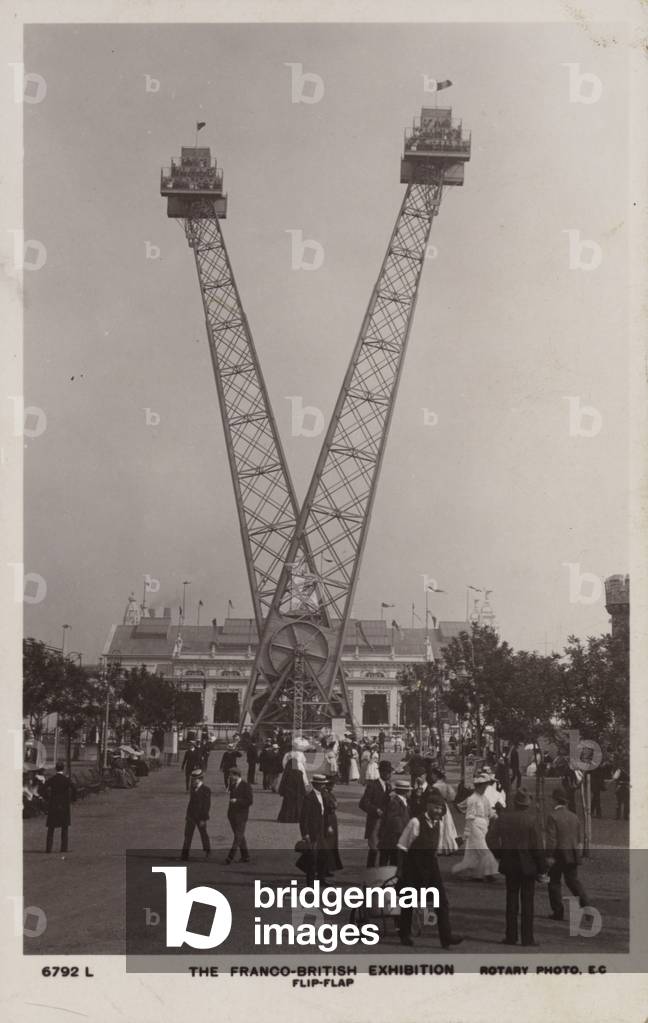 Flip-Flap, Franco-British Exhibition, White City, London, 1908 (b/w photo)
