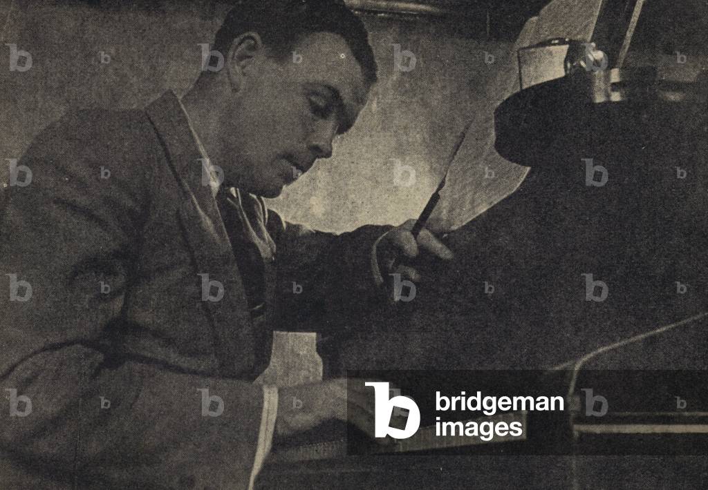 Ivan Dzerzhinsky, Russian composer (1909-1978) (b/w photo)
