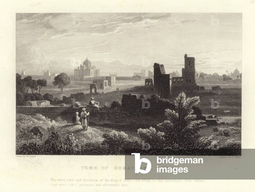 Tomb of Humaioon (engraving)