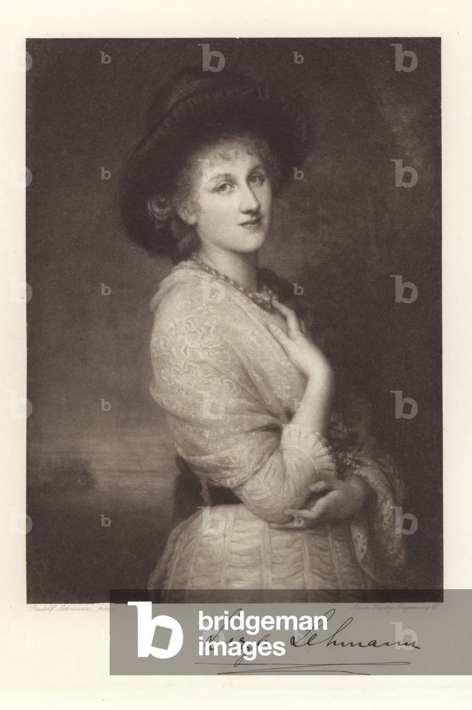 Liza Lehmann (engraving)