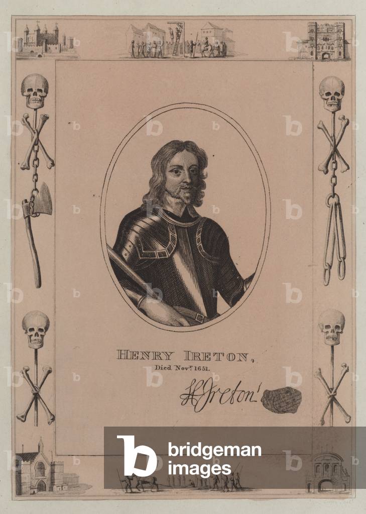 Henry Ireton, died November 1651 (engraving)