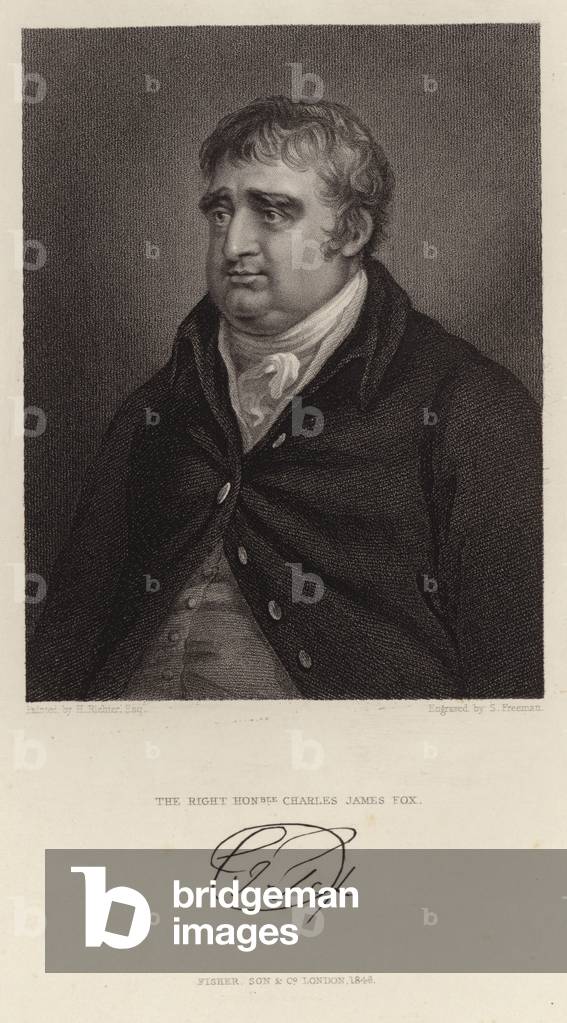 Portrait of Charles James Fox (engraving)